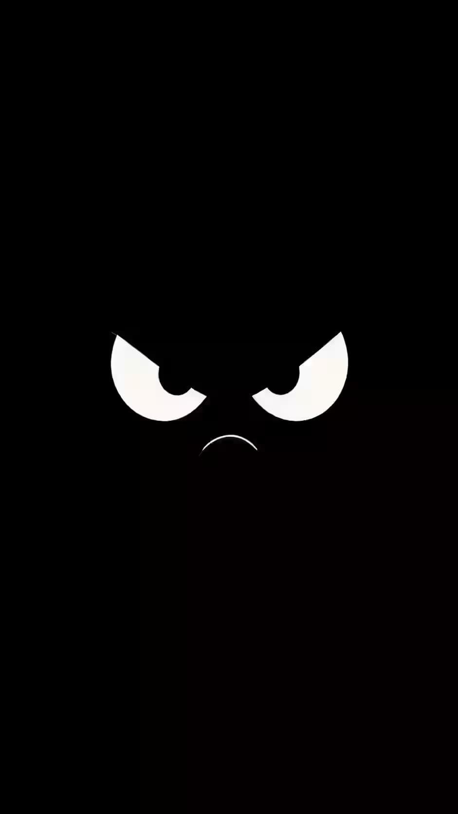 Don't Make Me Angry - Minimalist Dark Aesthetic Wallpaper iPhone — dark iPhone lock screen wallpaper HD