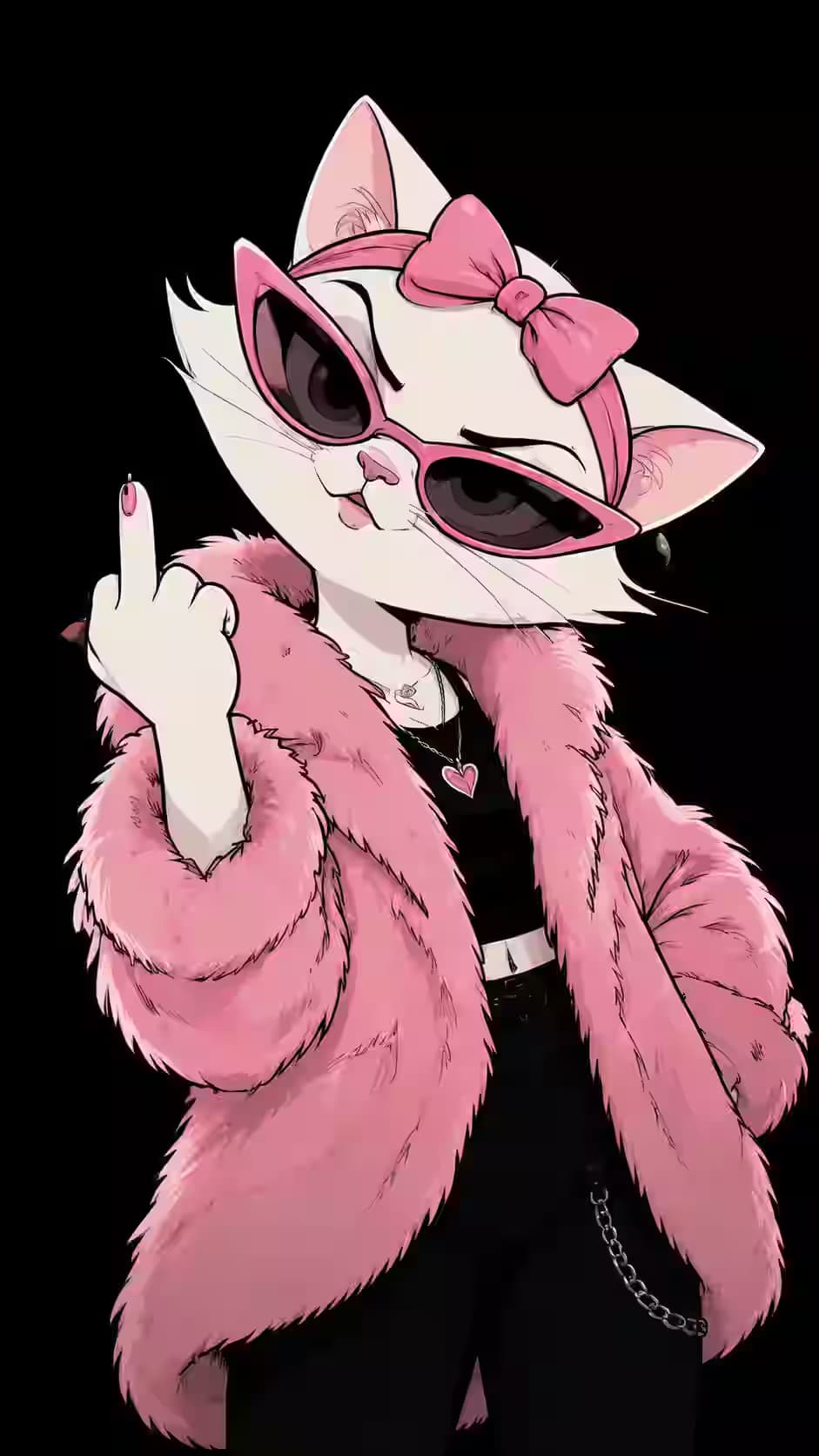 Too Glam To Care About Opinions — dark iPhone home screen wallpaper HD