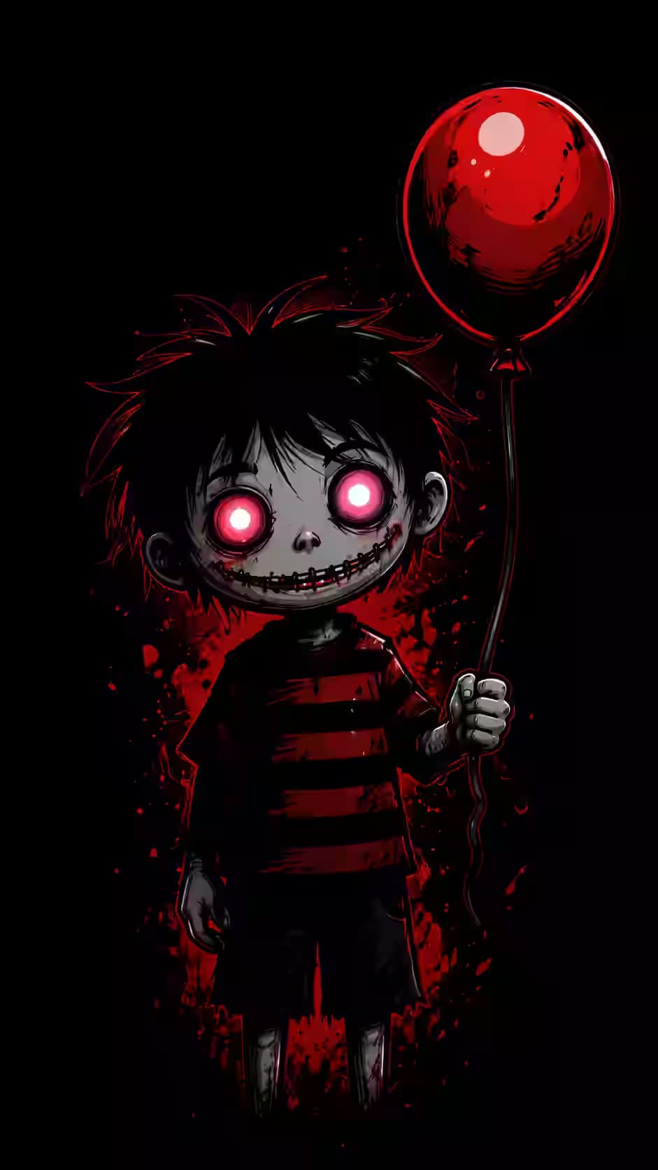 Creepy Boy Wallpaper 4K, Dark Aesthetic, AMOLED Phone Background — dark Android wallpaper HD