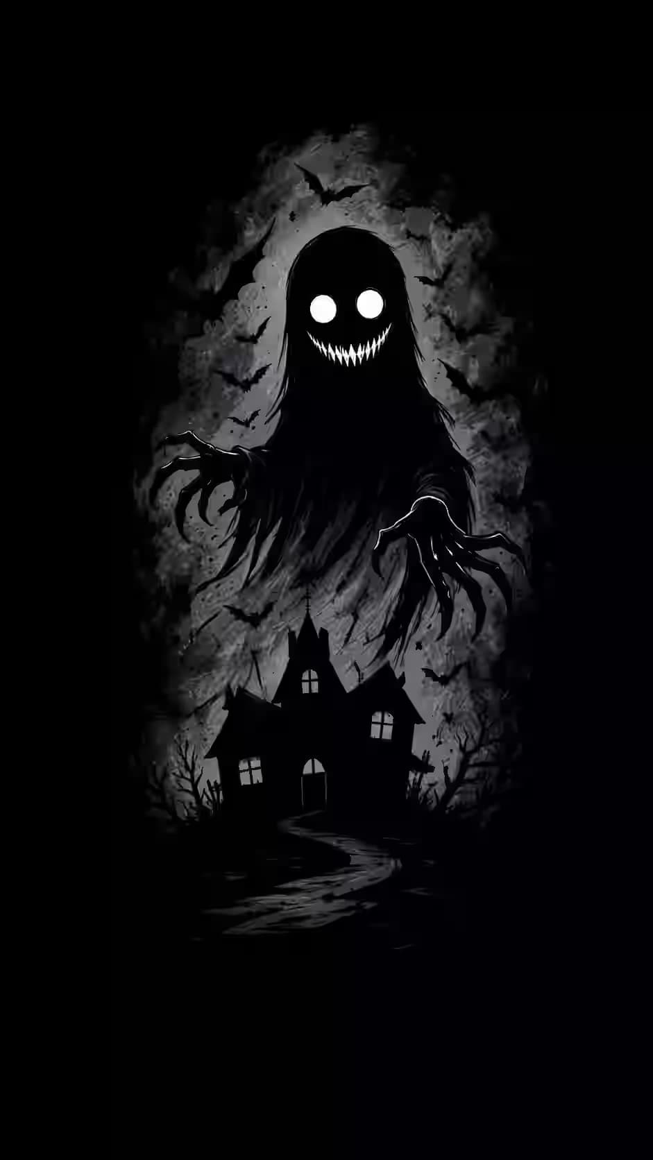 Don't Follow The Smile — dark iPhone wallpaper HD