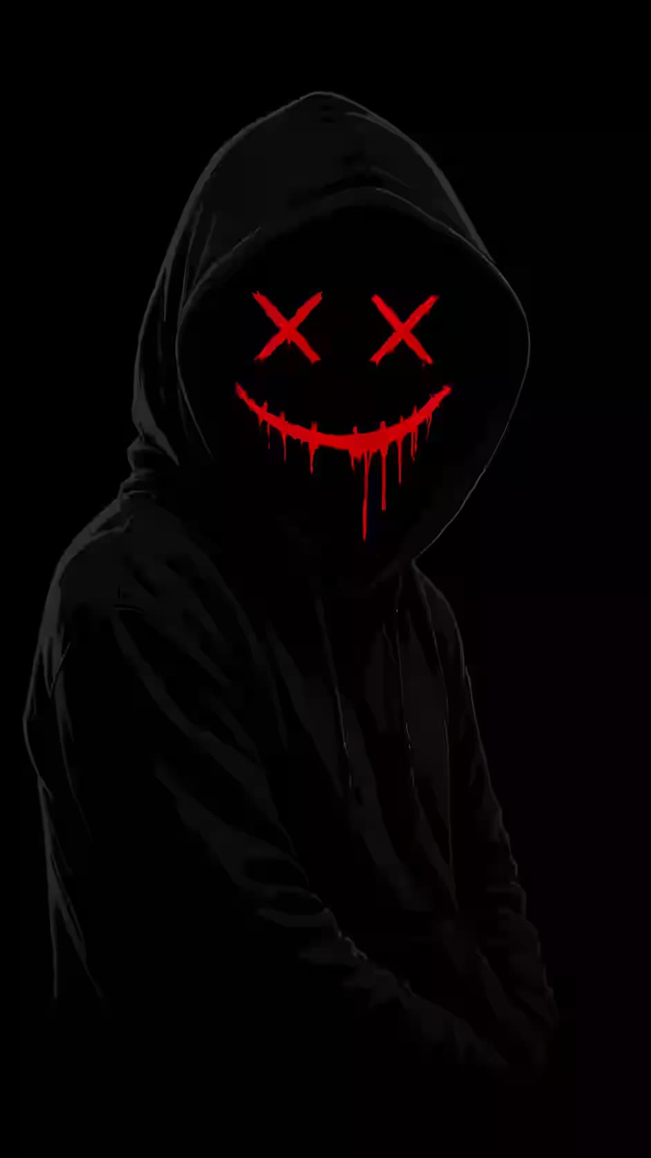 The Smile Came Back — dark iPhone wallpaper HD