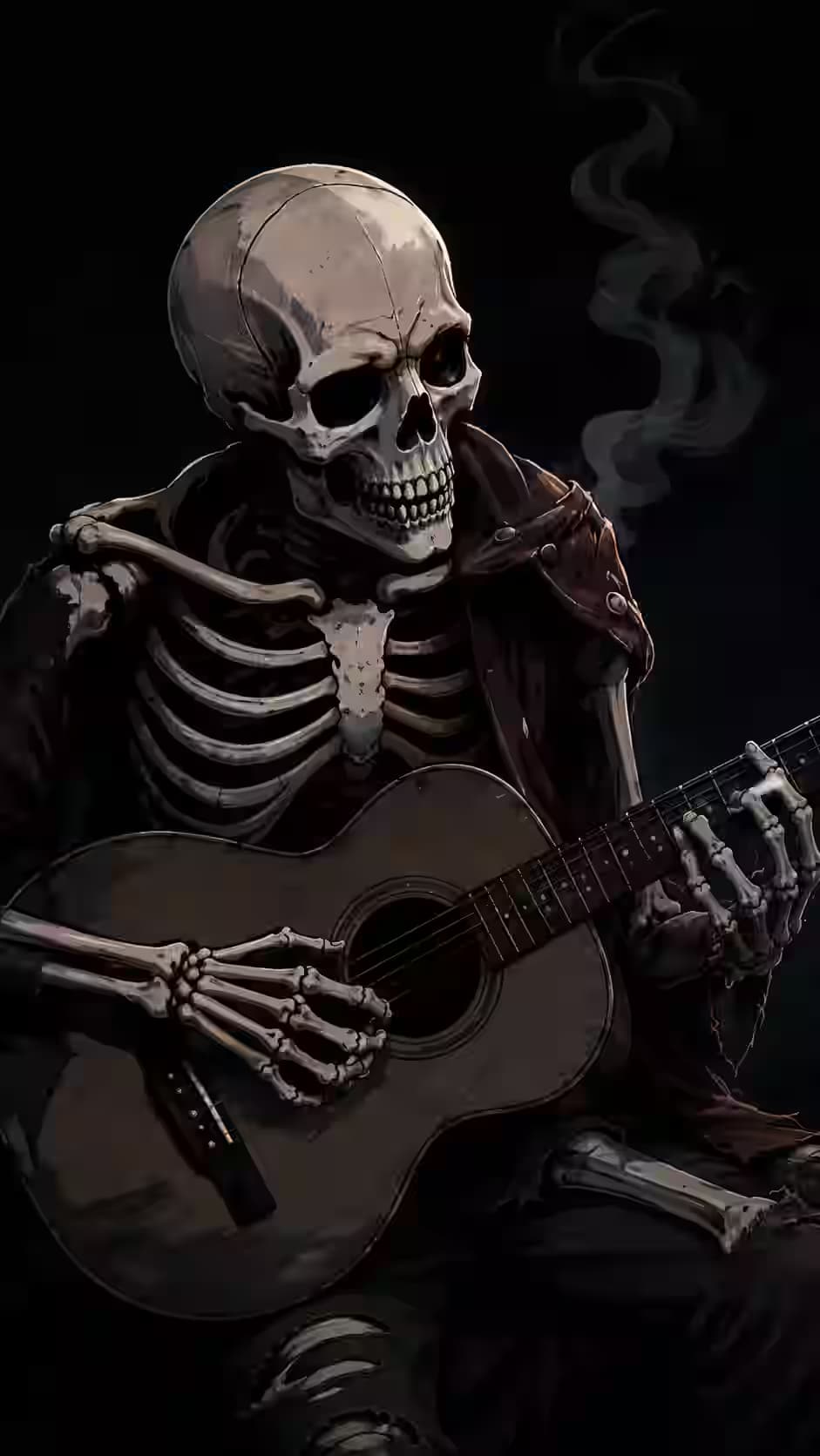 The Last Song - Gothic Skeleton Wallpaper For iPhone — dark iPhone wallpaper HD