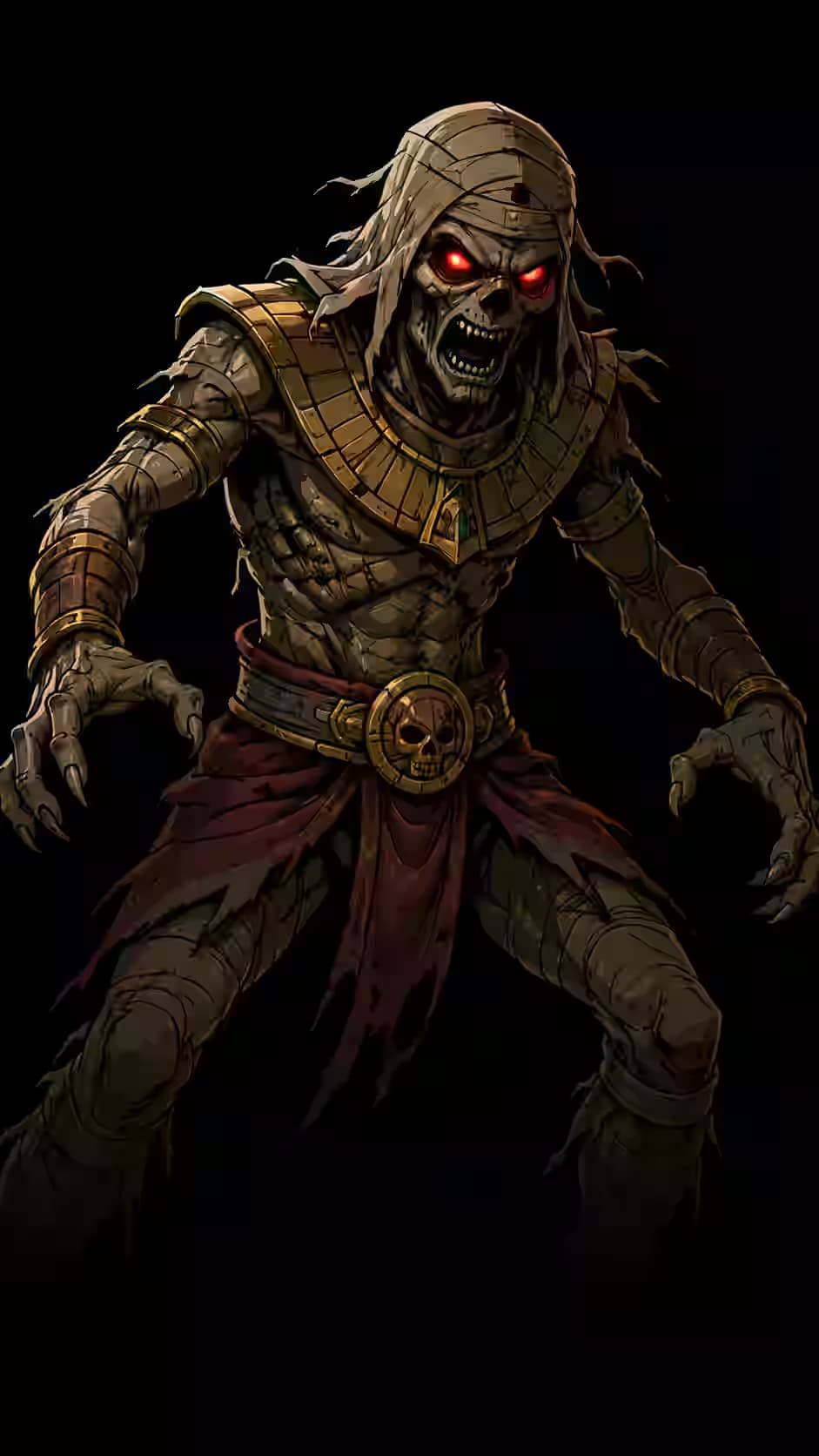 Ancient Mummy Wallpaper — dark iPhone wallpaper HD