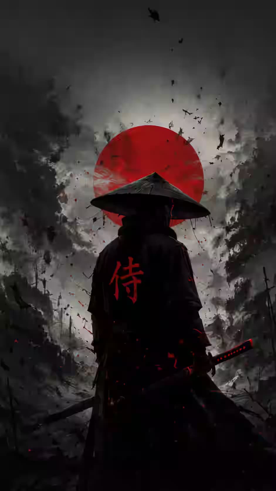 Crimson Samurai's Solitude