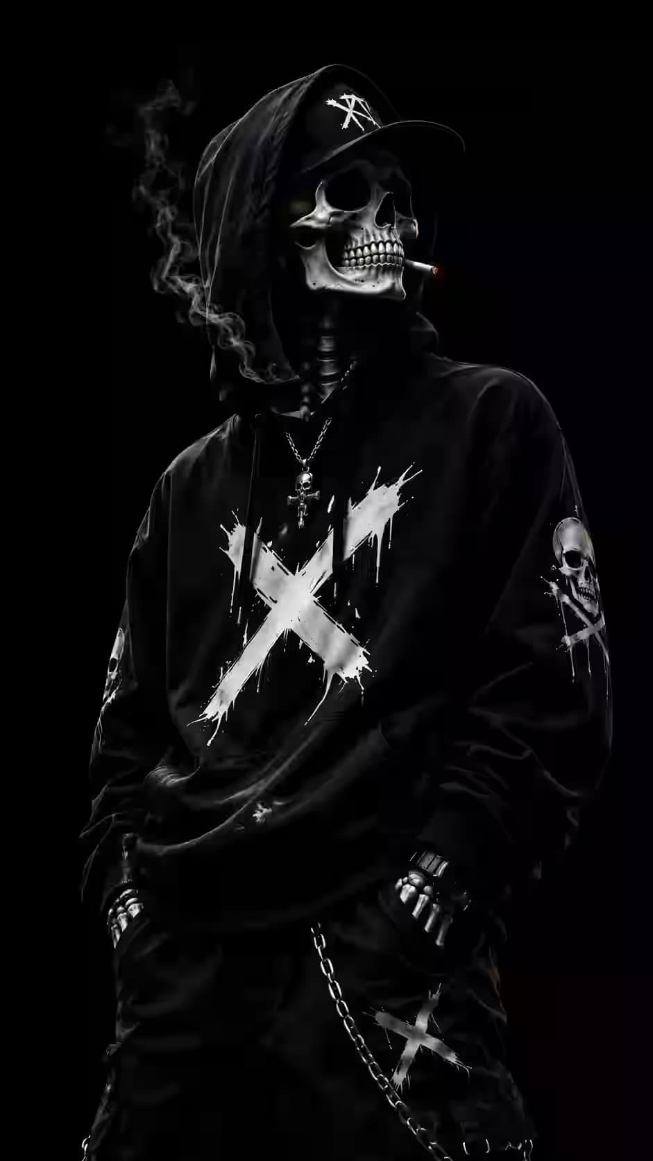 Silence Never Dies — dark iPhone wallpaper HD
