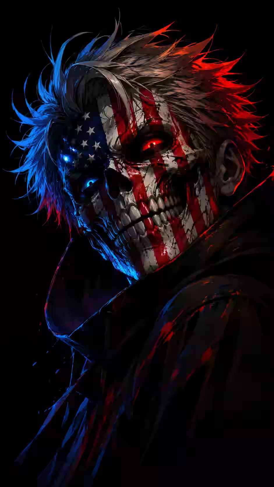 One Nation, No Mercy, Skull Wallpaper 4K, Dark iPhone Wallpaper — dark iPhone wallpaper HD